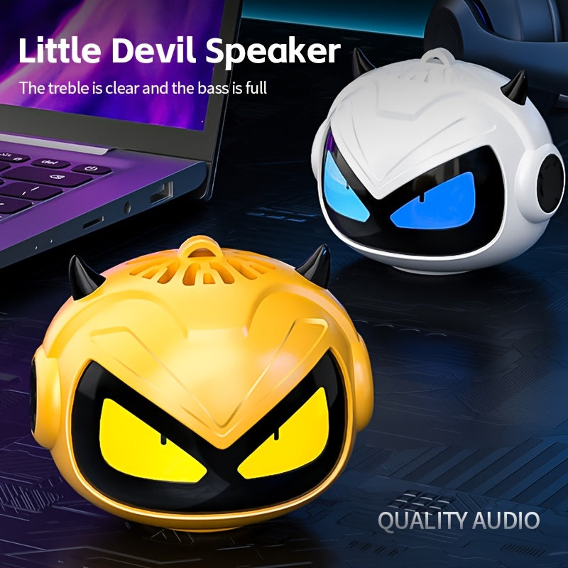 Little Devil Speaker Ambient speaker portable music player wireless speaker with subwoofer enjoy highdefinition surround sound effect perfect for use during travel and as a perfect gift for friends